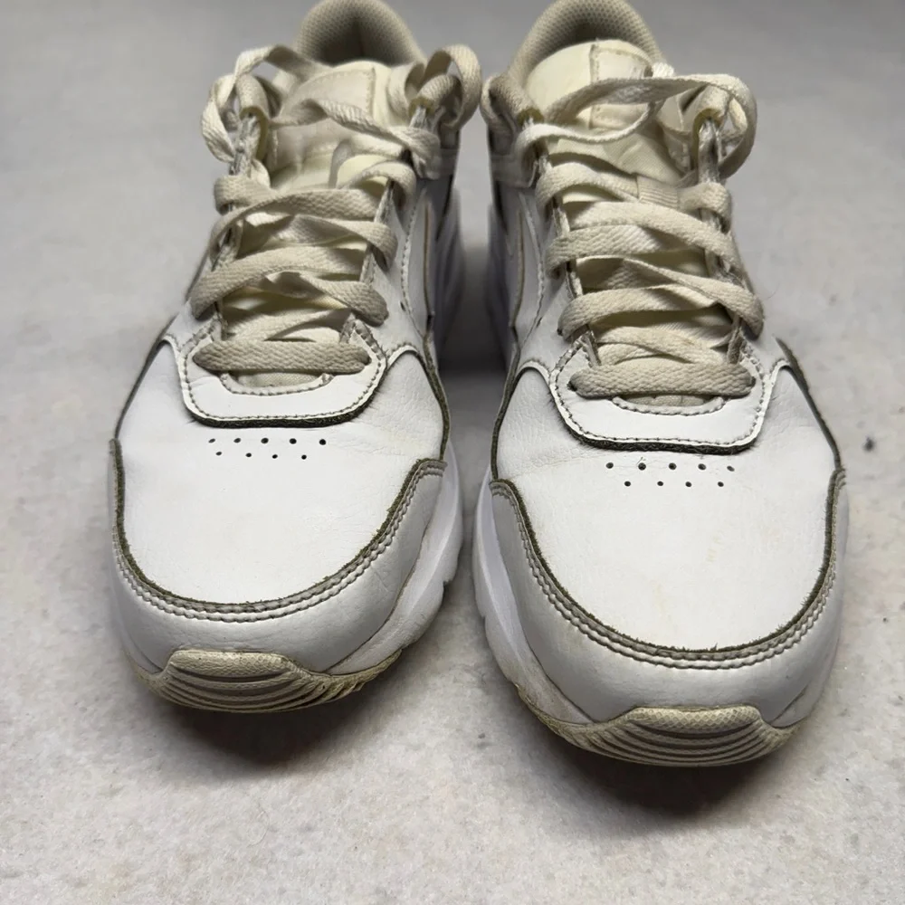 Nike Air Max Leather SC Triple White Men’s Size 8‎